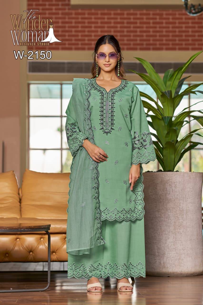 2150 COLOURS By The Wonder Woman Beautiful Festive Suits Colorful Stylish Fancy Casual Wear & Ethnic Wear viscose roman silk Dresses At Wholesale Price 